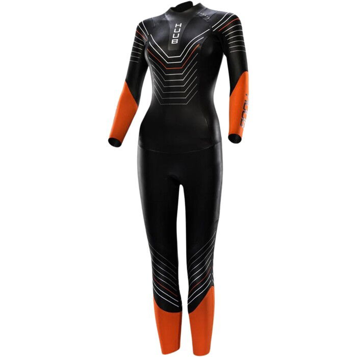 2024 Huub Frauen Araya Neoprenanzug ARAYAW - Black / Orange